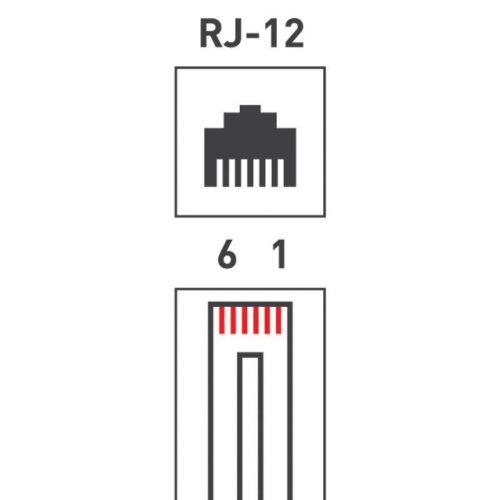 Разъем телефонный Rj-11 (6P6C) пакет (уп.5шт) PROCONNECT 05-1013-9 в г. Санкт-Петербург  фото 3
