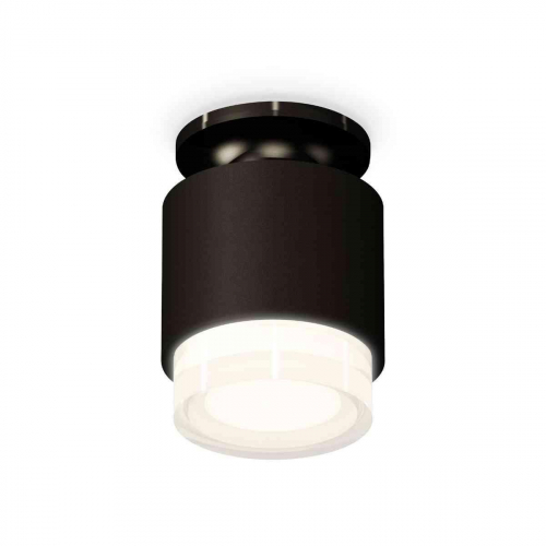 Комплект накладного светильника Ambrella light Techno Spot XS7511065 SBK/PBK/FR черный песок/черный полированный/белый матовый (N7926, C7511, N7160) в г. Санкт-Петербург 