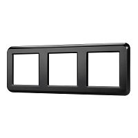 043784 Рамка пластиковая FRM-VERSA-PL-3-BK Arlight 