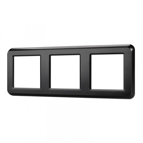 043784 Рамка пластиковая FRM-VERSA-PL-3-BK Arlight 
