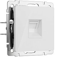 W1181041 / Розетка Ethernet RJ-45 (белый акрил) 
