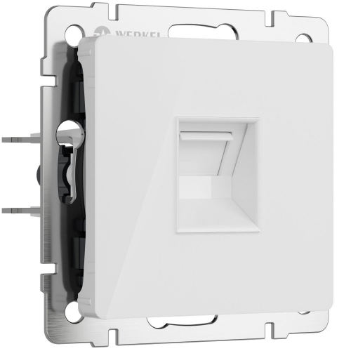 W1181041 / Розетка Ethernet RJ-45 (белый акрил) 