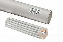 SQ0404-0012 Труба гладкая жесткая ПВХ d 20 (104 м) длина 2 м индивид. штрихкод, серая TDM
