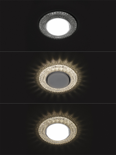 Светильник встраиваемый СВ 03-10 GX53 230В LED подсветка 5 Вт зеркальный/хром TDM в г. Санкт-Петербург  фото 4