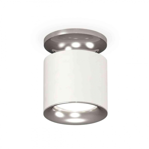 Комплект накладного светильника Ambrella light Techno Spot XS7401102 SWH/PSL белый песок/серебро полированное (N7927, C7401, N7012) в г. Санкт-Петербург 