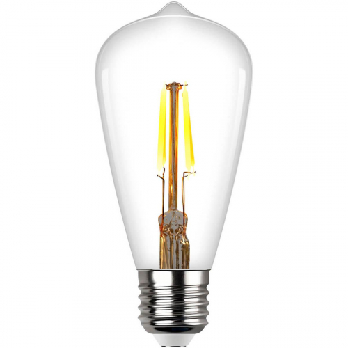 Лампа светодиодная филаментная REV VINTAGE ST64 E27 7W 2700K DECO Premium груша 32436 2 в г. Санкт-Петербург  фото 2