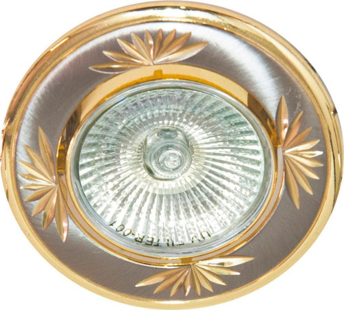 Светильник встраиваемый Feron DL246 потолочный MR16 G5.3 титан-золото 17899 в г. Санкт-Петербург 