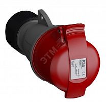 432EC6 Розетка кабельная 32А 3Р+N+E IР44 переносная 415В Easy&Safe