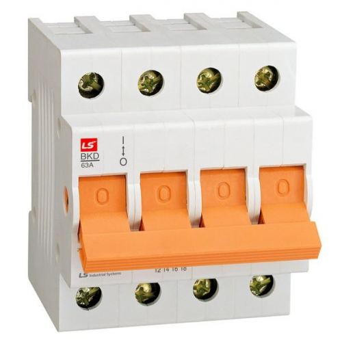 061403688B Выключатель-разъединитель BKD 4п 50А LS Electric 