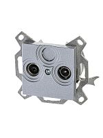 2CHH083607A6070 Розетка телевизионная проходная TV/R Levit 7дБ серебр. ABB 