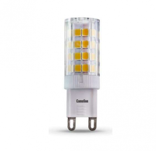 Лампа светодиодная LED4-G9/830/G9 4Вт капсульная 3000К теплый G9 340лм 220В Camelion 12244 в г. Санкт-Петербург 