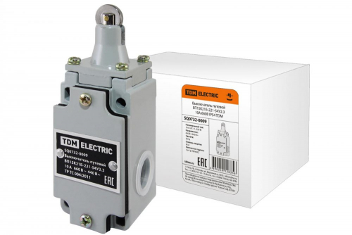 SQ0732-0009 Выключатель путевой ВП15K21Б-221-54У2.3 10А 660В IP54 TDM