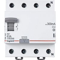 Выключатель дифференциального тока (УЗО) 4п 63А 300мА тип AC RX3 Leg 402072 в г. Санкт-Петербург 