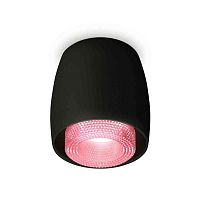 Комплект накладного светильника Ambrella light Techno Spot XS1142022 SBK/PI черный песок/розовый (C1142, N7193) в г. Санкт-Петербург 