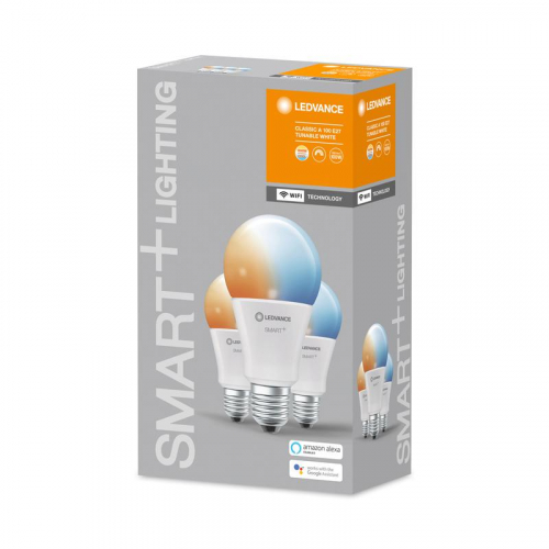 Лампа светодиодная SMART+ WiFi Classic Tunable White 14Вт (замена 100Вт) 2700…6500К E27 (уп.3шт) LEDVANCE 4058075485853 в г. Санкт-Петербург  фото 2