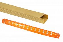 SQ0402-0608 Кабель-канал 40х25 желтая сосна 3D (40м) TDM