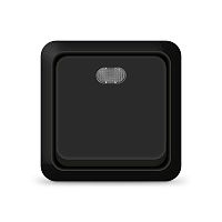 2212 Выключатель 1-кл. ОП Олимп 10А IP20 с подсветкой черн. Universal 