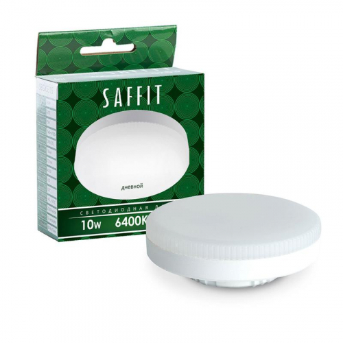 55229 Лампа светодиодная SB10 10Вт 6400К GX53 230В SAFFIT 