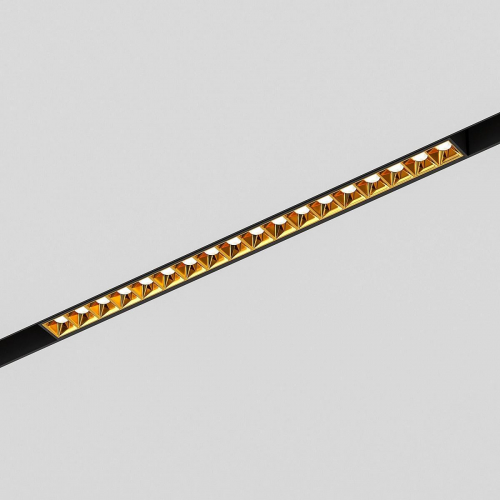 Трековый светодиодный светильник Elektrostandard Slim Magnetic Artas 85104/01 черный/золото a064530 в г. Санкт-Петербург 