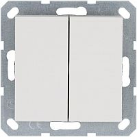 G3020W Кнопка 2-кл. 10А IP20 с переключающим контактом механизм бел. глянцевый Jasmart 