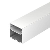 041860 Профиль LINE-S-7575-3000 WHITE L3000 алюм. Arlight 