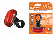 SQ0350-0029 Фонарь светодиодный "Велосипедный 3" 3 режима работы, 3 LED, 20 лм/Вт 2*AAA TDM