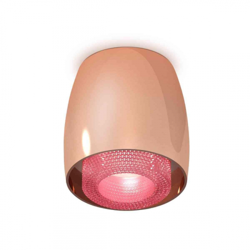 Комплект накладного светильника Ambrella light Techno Spot XS1144011 PPG/PI золото розовое полированное/розовый (C1144, N7193) в г. Санкт-Петербург 