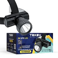 Фонарь налобный аккумуляторный LED XPE TOKOV ELECTRIC TKE-NF-A-05 в г. Санкт-Петербург 