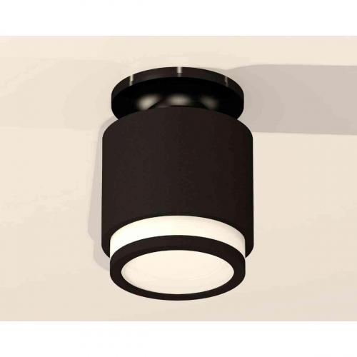 Комплект накладного светильника Ambrella light Techno Spot XS7511063 SBK/PBK/FR черный песок/черный полированный/белый матовый (N7926, C7511, N7121) в г. Санкт-Петербург  фото 3