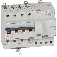 Выключатель автоматический дифференциального тока 4п C 50А 300мА тип AC 10кА DX3 7мод. Leg 411210 в г. Санкт-Петербург 