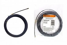 SQ0590-0023 Нейлоновая кабельная протяжка НКП диаметр 4мм длина 15м с наконечниками (черная) TDM