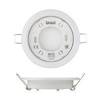 UL-00005051 Светильник точечный GX53/H2 White 10 Prom ультратонкий встраив. бел. (уп.10шт) Uniel 
