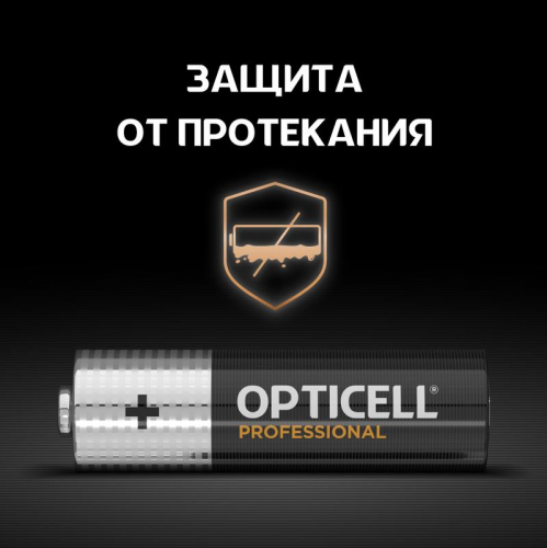 Элемент питания алкалиновый AA/LR6 (блист. 6шт) Professional Opticell 5052003 в г. Санкт-Петербург  фото 3