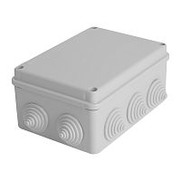 Коробка разветвительная STEKKER EBX20-310-55, 190*140*70мм, 10 вводов, IP55, светло-серая (GE41244) 40000 в г. Санкт-Петербург 