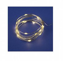 UL-00007183 Гирлянда LED на батарейках ULD-S0200-020/SСB/2AA WARM WHITE IP20 DEW 2AA (не в/к) "Роса" 2м 20 диодов тепл. бел. провод медн. Uniel 