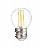 Лампа светодиодная филаментная PLED OMNI 6Вт G45 3000К тепл. бел. E27 230В/50Гц FR JazzWay 5021129 в г. Санкт-Петербург 