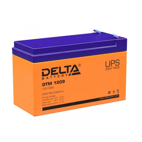 4614010050010 Аккумулятор UPS 12В 9А.ч DTM 1209 Delta 