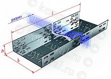 Лоток прямой перфорированный замковый ЛПМЗ200х100х3000 (0.7мм) УТ1.5 КЭМЗ 237 201031 14 в г. Санкт-Петербург 