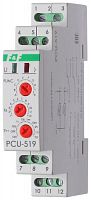 EA02.001.023 Реле времени PCS-519 2х8А 230В AC-24В AC/DC 2п IP20 многофункц. с вход. START/RESET монтаж на DIN-рейке F&F 