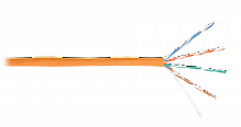 Кабель U/UTP 4 пары, Кат.5e, одножильный, медный, 0,49мм, внутренний, LSZH, оранжевый, 305м в г. Санкт-Петербург 