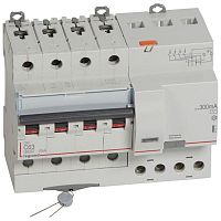 Выключатель автоматический дифференциального тока 4п C 63А 300мА тип AC 10кА DX3 7мод. Leg 411211 в г. Санкт-Петербург 
