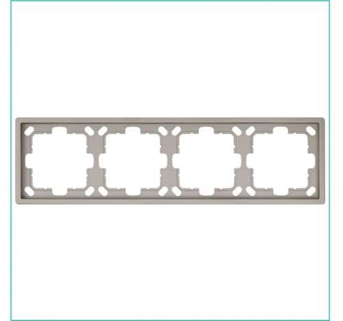 FD1004BR Рамка 4-м СП FD бронза Jasmart 