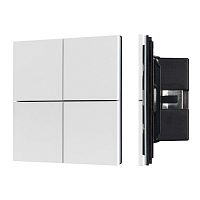 038365 Панель кнопочная KNX-304-23-IN White (BUS Frameless) (IP20 металл) INTELLIGENT ARLIGHT 