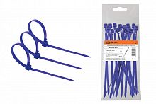 SQ0515-0351 Хомуты нейлоновые 3.6х200мм (синий) (25 штук) TDM