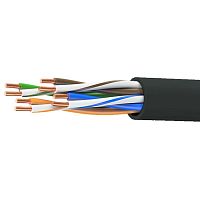 RN5EUUK01UBK Кабель витая пара кат. 5E неэкранированный U/UTP 4 пары нг(А)-HF для внеш/внутр. прокладки коробка 305м черн. DKC 