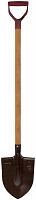 Лопата штыковая, рельсовая сталь Р65 (М76), с деревянным черенком и V-ручкой "ПЗИ" 220х280х1420 мм в г. Санкт-Петербург 