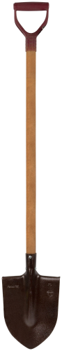 Лопата штыковая, рельсовая сталь Р65 (М76), с деревянным черенком и V-ручкой "ПЗИ" 220х280х1420 мм в г. Санкт-Петербург 