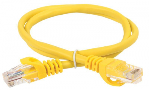 Патч-корд кат.5E UTP PVC 10м желт. ITK PC05-C5EU-10M в г. Санкт-Петербург 