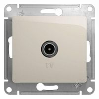 GSL000991 Розетка телевизионная оконечная TV 1-м СП Glossa 1дБ механизм молочн. SE 
