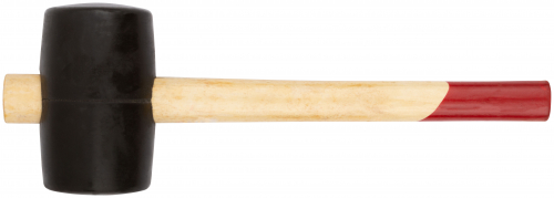 Киянка резиновая, деревянная ручка 55 мм ( 400 гр ) в г. Санкт-Петербург  фото 3